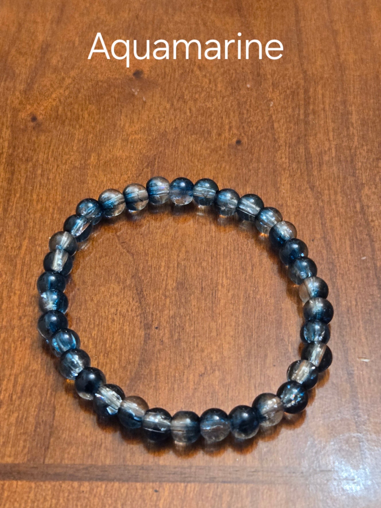 Handcrafted Crackle Glass Beaded Bracelet